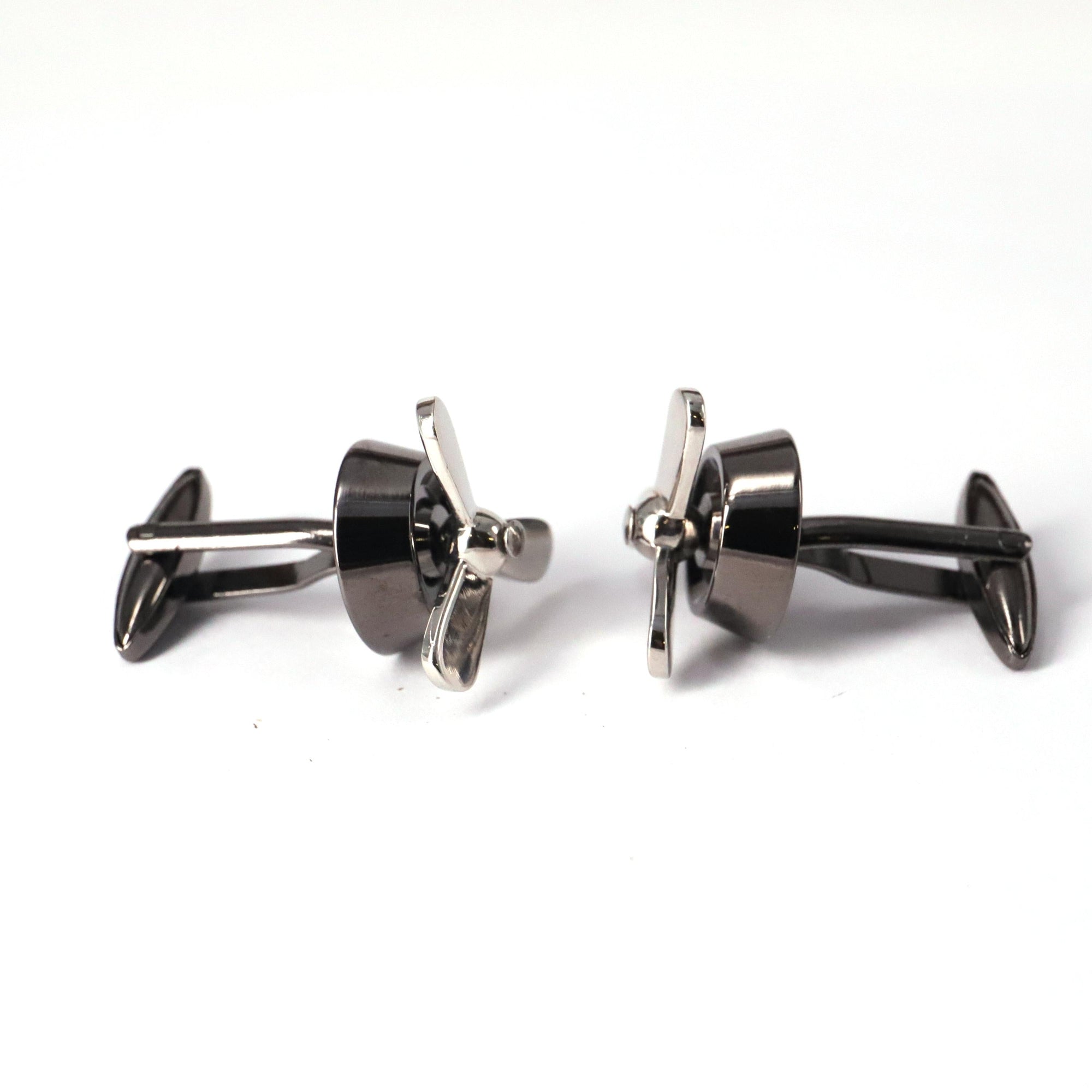 Rotatable Propeller Fan Cufflinks M-Cufflinks.com.sg