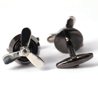 Rotatable Propeller Fan Cufflinks M-Cufflinks.com.sg