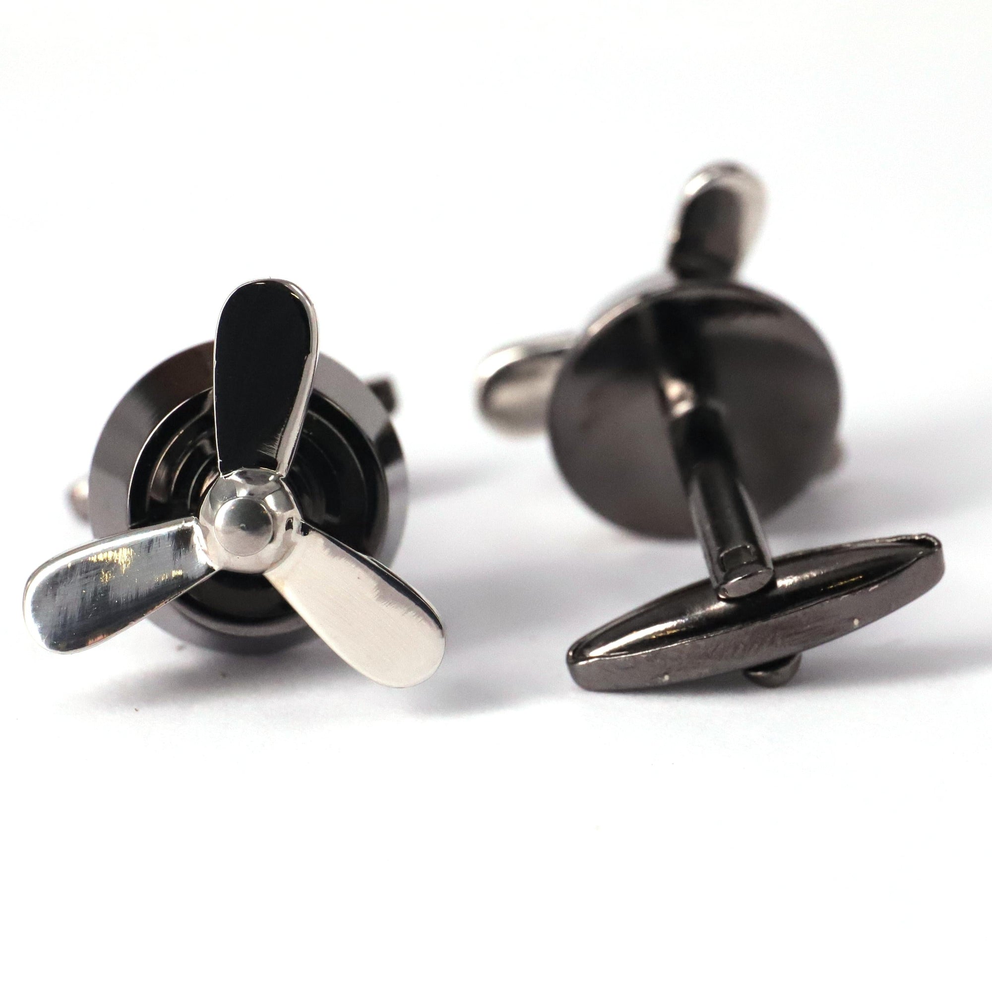 Rotatable Propeller Fan Cufflinks M-Cufflinks.com.sg