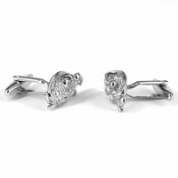 Silver Crystal Turtle Cufflink M-Cufflinks.com.sg