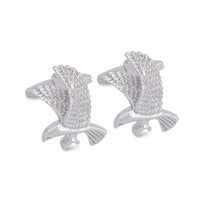 Silver Eagle Cufflinks-Cufflinks.com.sg
