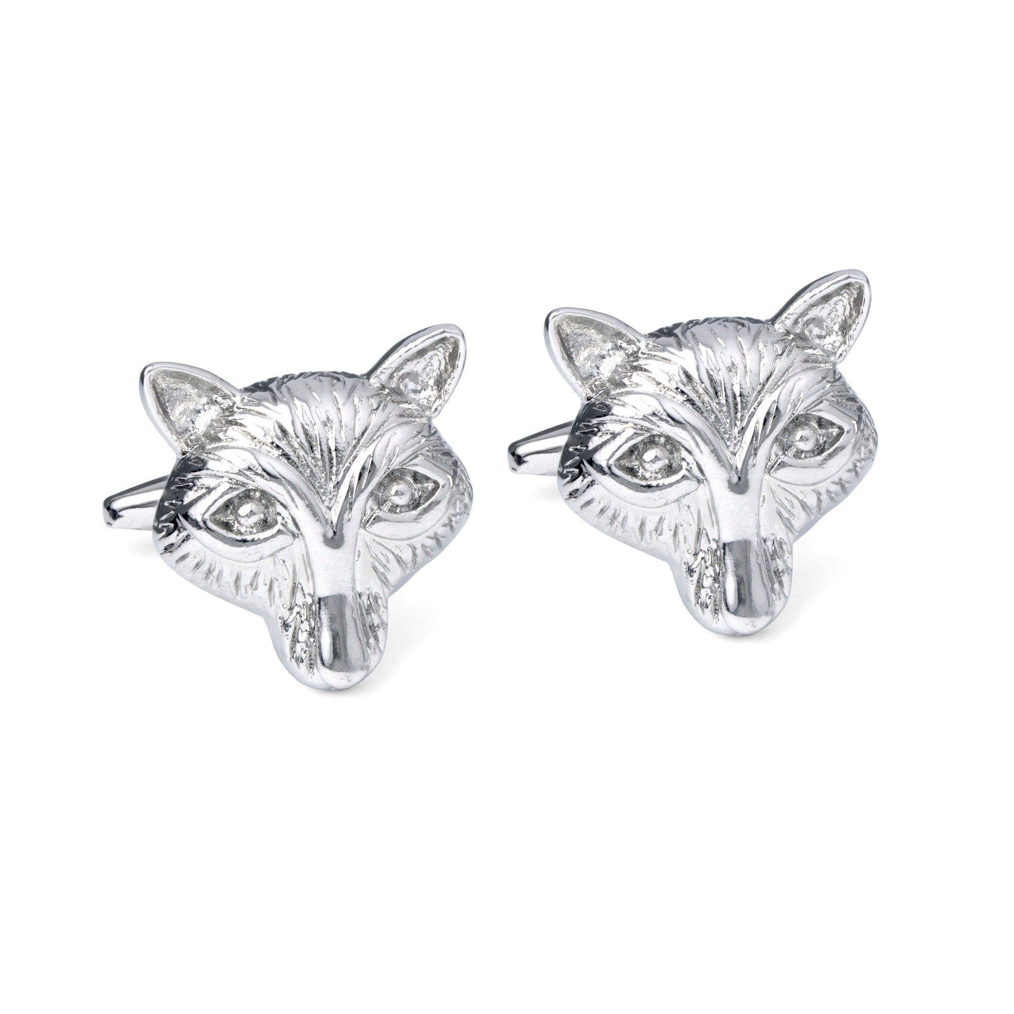 Silver Fox Cufflinks-Cufflinks.com.sg