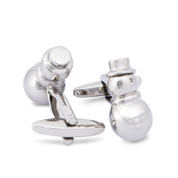 Snowman Cufflinks-Cufflinks.com.sg