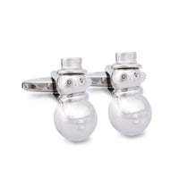 Snowman Cufflinks-Cufflinks.com.sg
