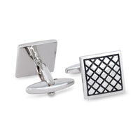 Square Criss Cross Cufflinks M-Cufflinks.com.sg