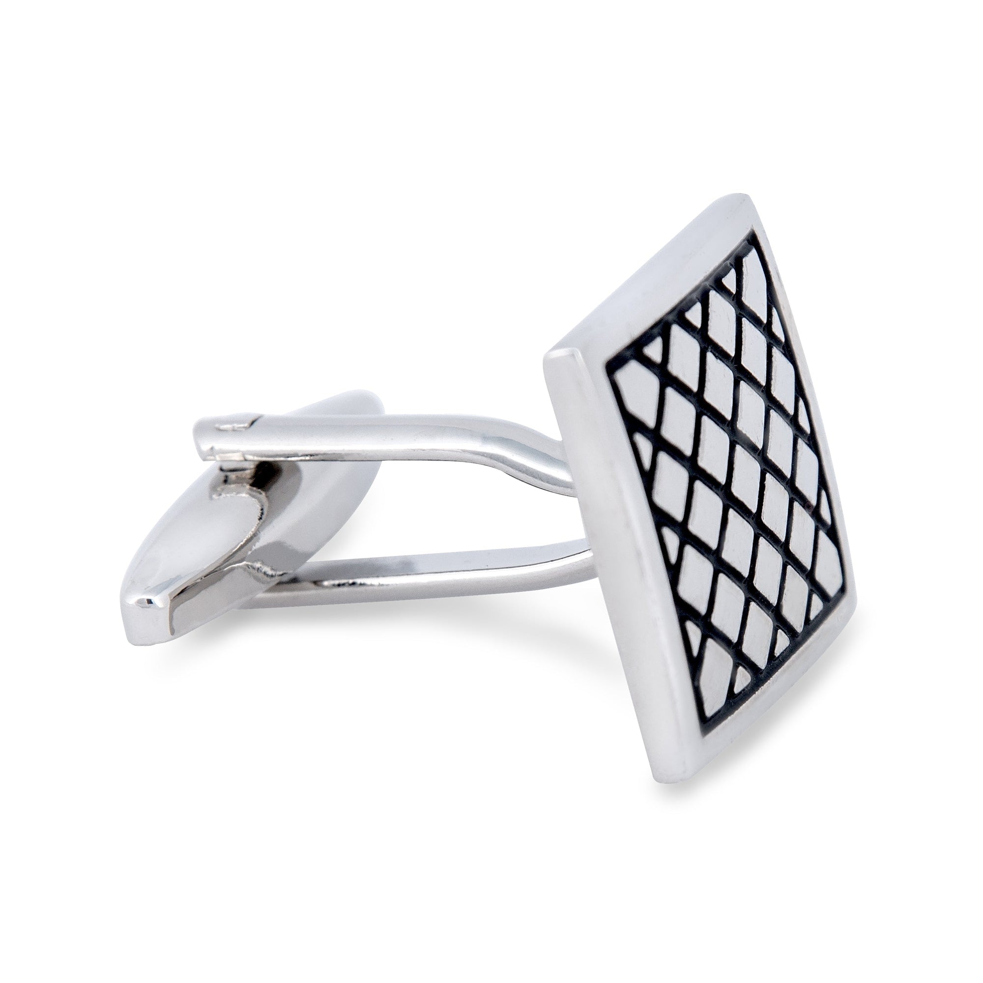 Square Criss Cross Cufflinks M-Cufflinks.com.sg