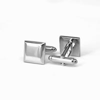 Square Cufflinks in Silver-Cufflinks.com.sg