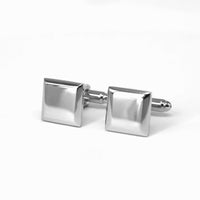 Square Cufflinks in Silver-Cufflinks.com.sg