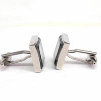Square Cufflinks with Crystal Details-Cufflinks.com.sg