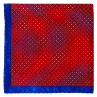 Square Dots Pocket Square-Pocket Squares-MarZthomson-Red-Cufflinks.com.sg