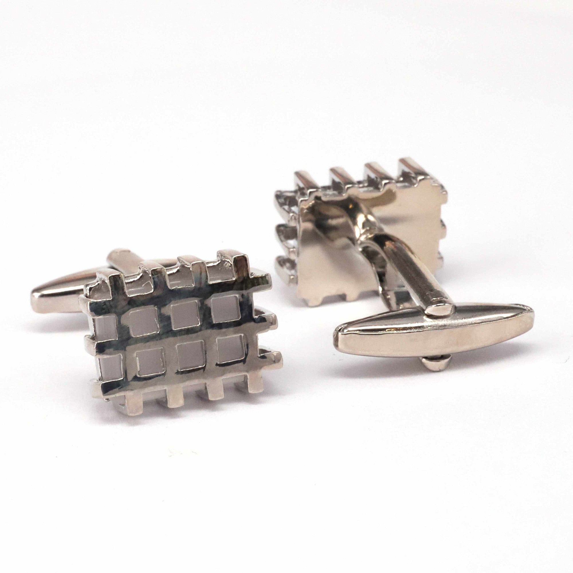 Square Encased Cufflinks-MarZthomson-Cufflinks.com.sg