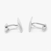 Square & Square Cufflinks in Silver-Classic Cufflinks-MarZthomson-Cufflinks.com.sg