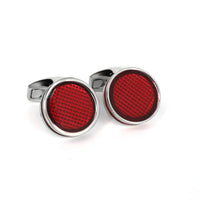 Tablet Ice Enamel - Shiny / Red-Enamel cufflinks-Tateossian-Cufflinks.com.sg