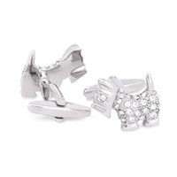 Terrier Crystal Cufflinks F-Cufflinks.com.sg