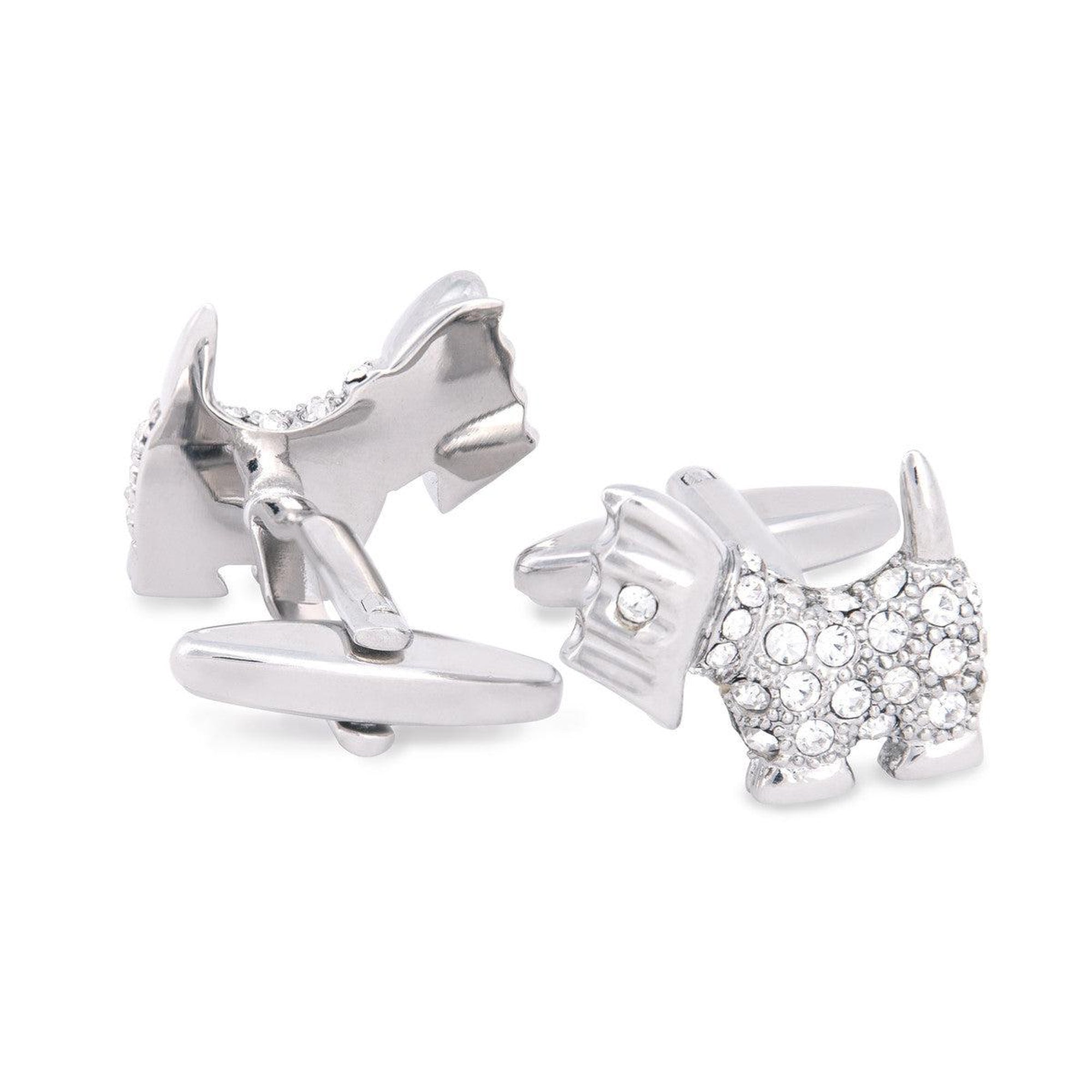 Terrier Crystal Cufflinks F-Cufflinks.com.sg
