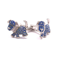 Terrier Crystal Cufflinks F-Cufflinks.com.sg