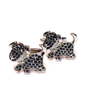 Terrier Crystal Cufflinks F-MarZthomson-Cufflinks.com.sg