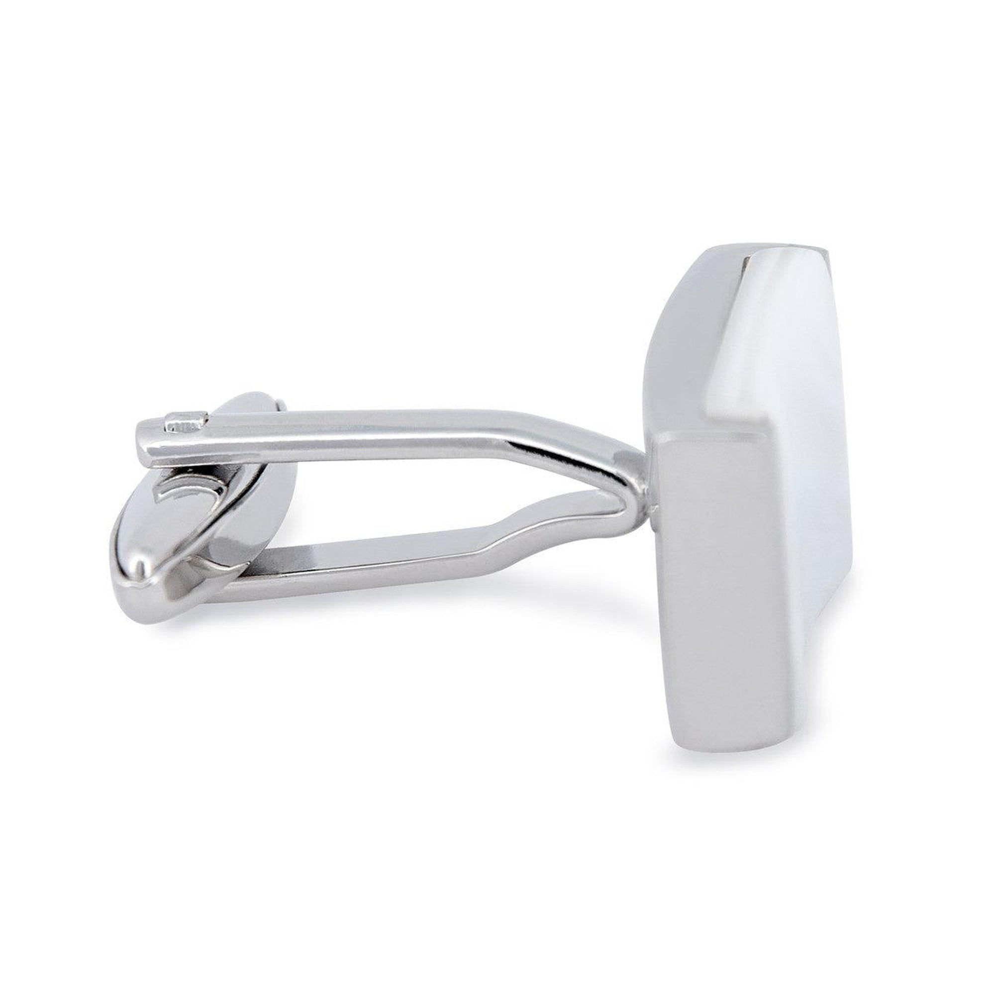 White Mother of Pearl Cufflinks-Cufflinks.com.sg