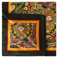 Wide Paisley Design Pocket Square-Pocket Squares-MarZthomson-Cufflinks.com.sg