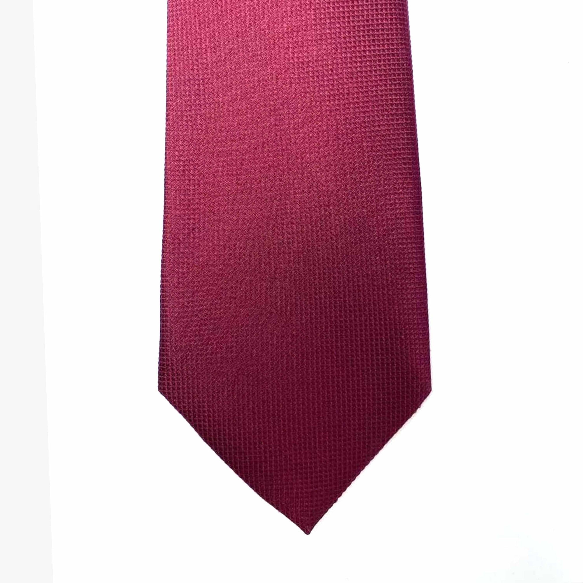 Wine Red Orobianco Necktie-Orobianco L'unique-Cufflinks.com.sg