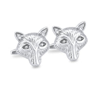 Wolf Head Cuffinks-Cufflinks.com.sg