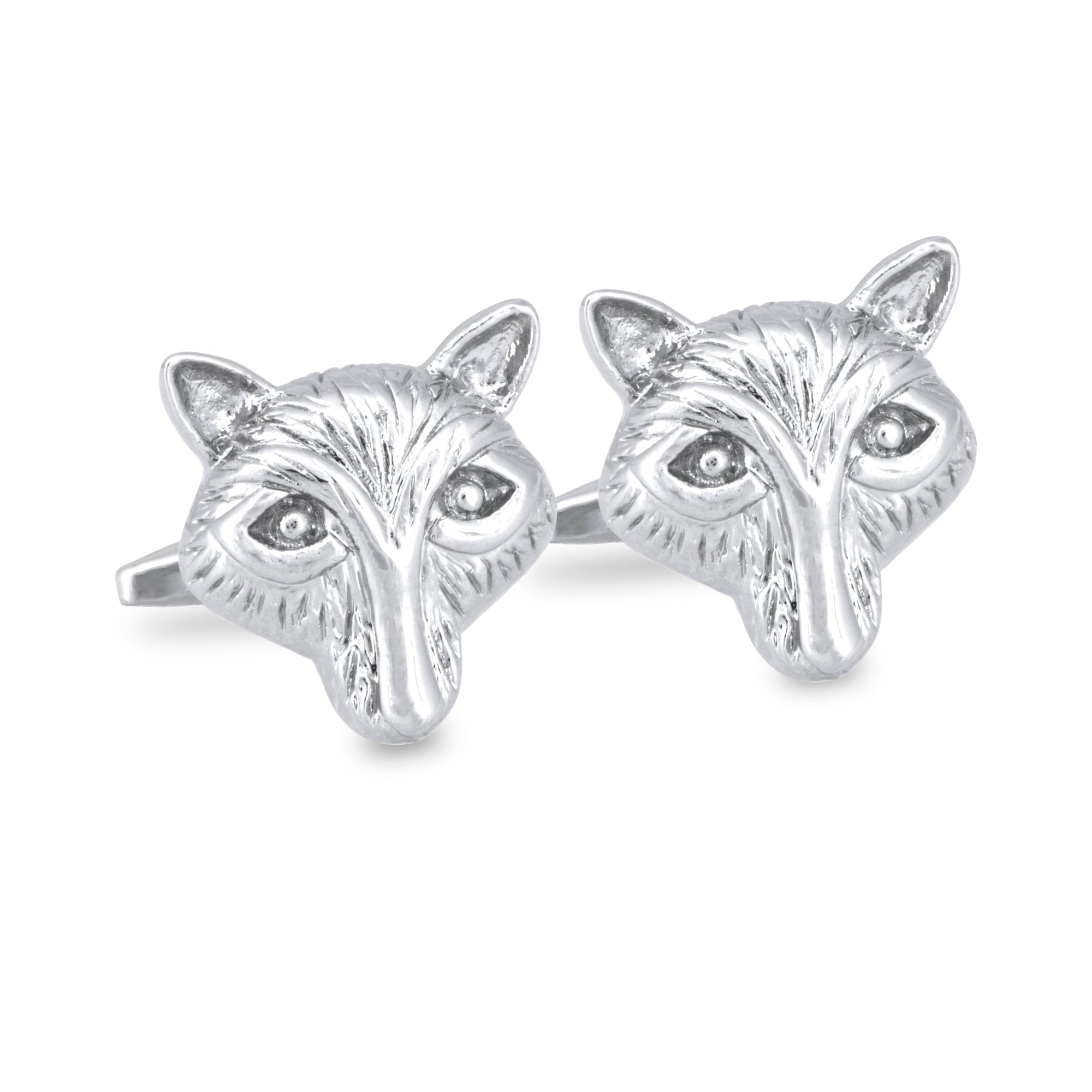 Wolf Head Cuffinks-Cufflinks.com.sg