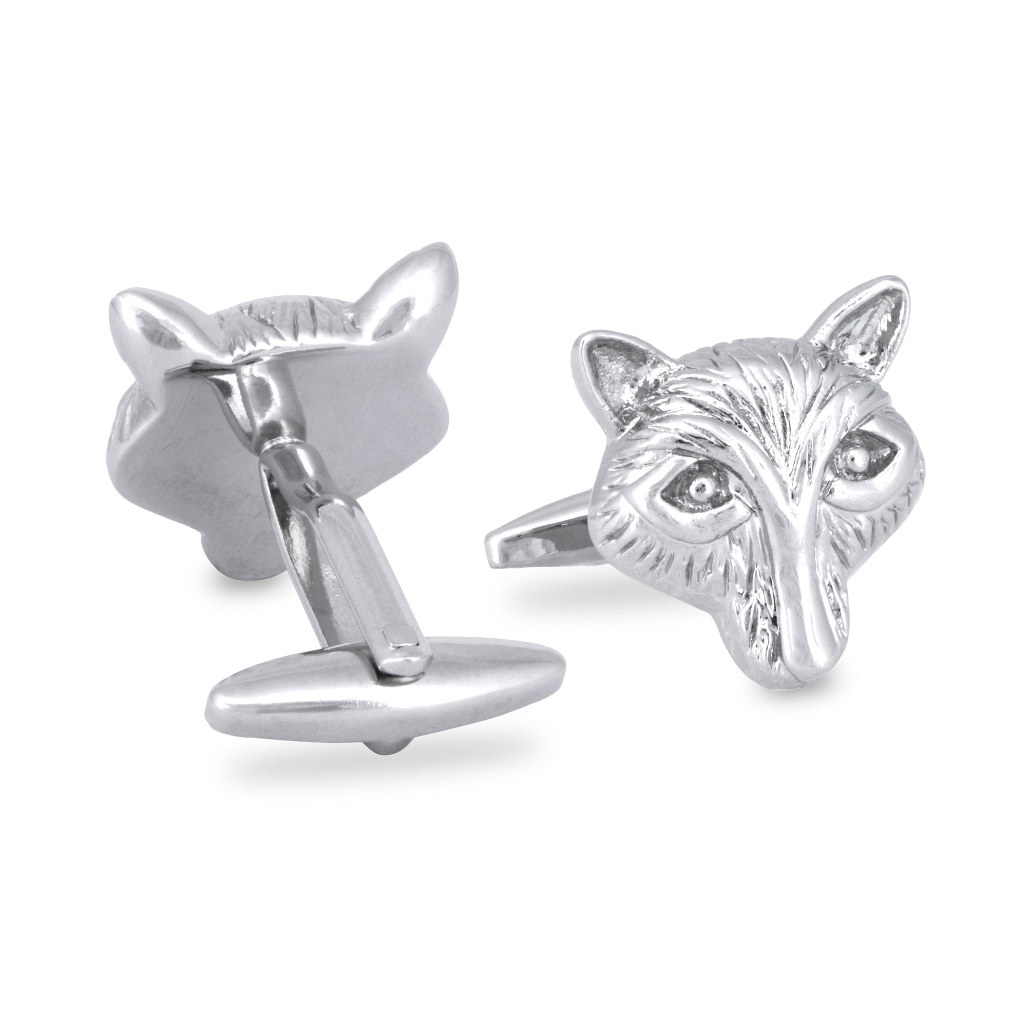 Wolf Head Cuffinks-Cufflinks.com.sg