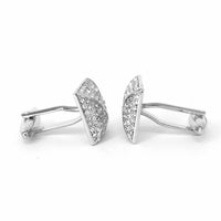 X-Crystal Square Cufflinks-Crystal Cufflinks-MarZthomson-Cufflinks.com.sg