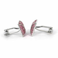 X-Crystal Square Cufflinks-Crystal Cufflinks-MarZthomson-Cufflinks.com.sg