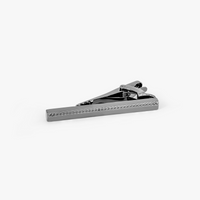 Zen Tie Clip with Gunmetal Finish-Tie Clip-Tateossian-Cufflinks.com.sg