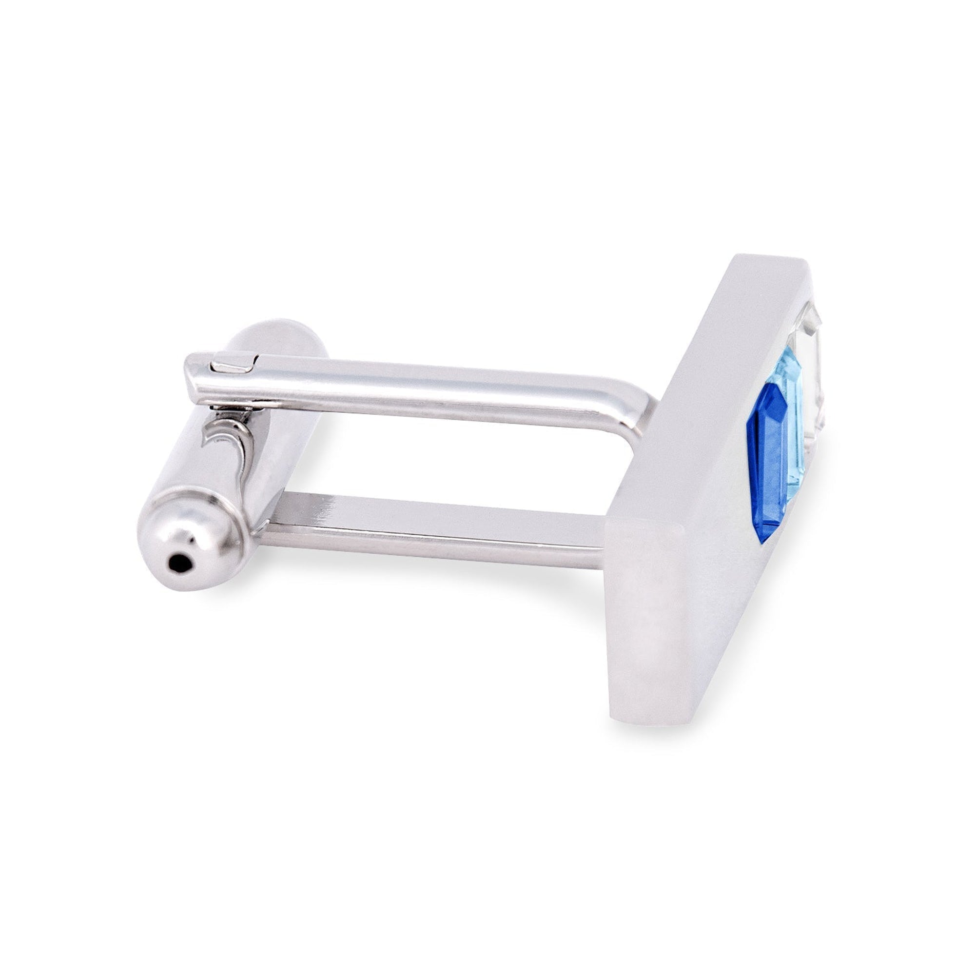 Marzthomson 3 Colour Cubic Crystal Cufflinks-Cufflinks.com.sg