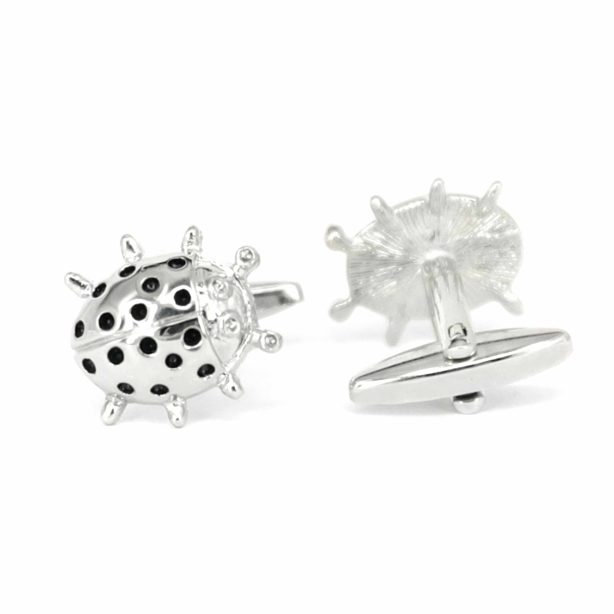 Silver Beetle Cufflink-Cufflinks.com.sg