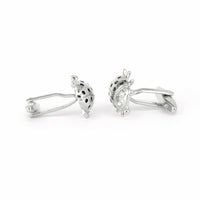 Silver Beetle Cufflink-Cufflinks.com.sg