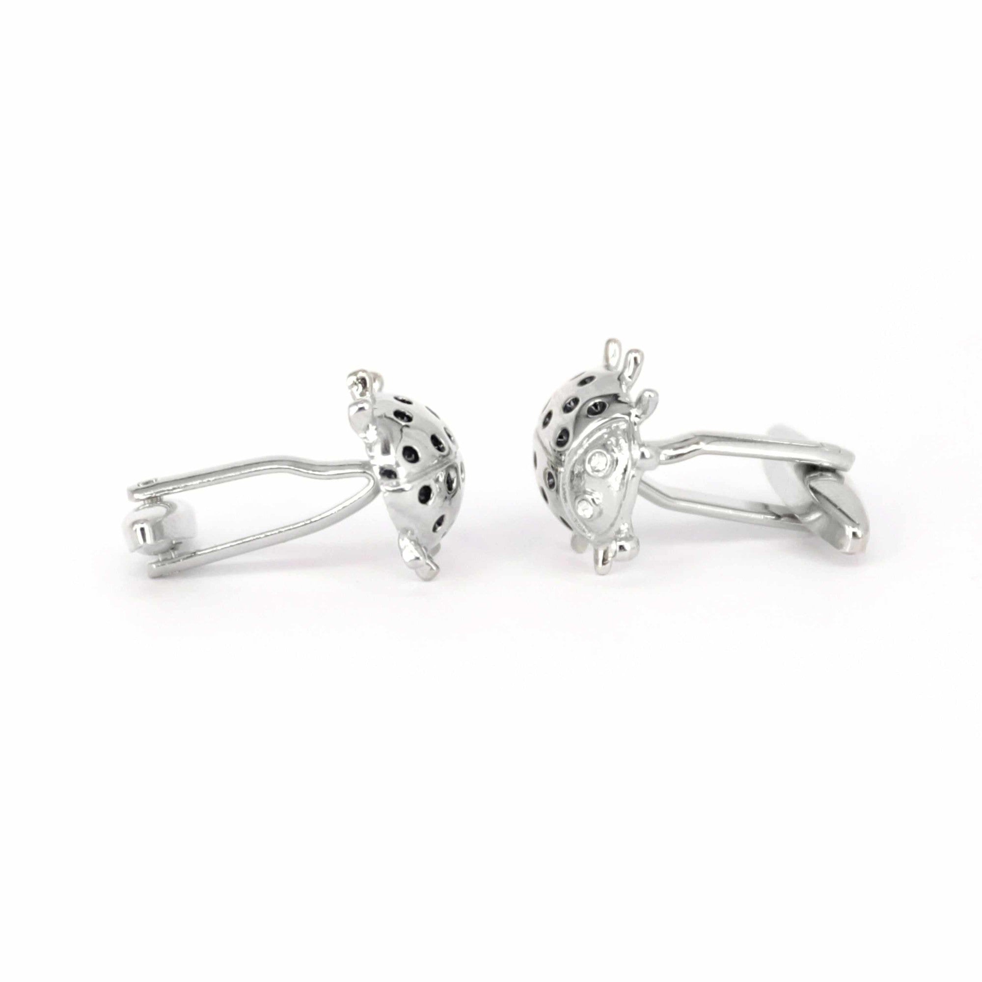 Silver Beetle Cufflink-Cufflinks.com.sg