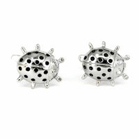 Silver Beetle Cufflink-Cufflinks.com.sg
