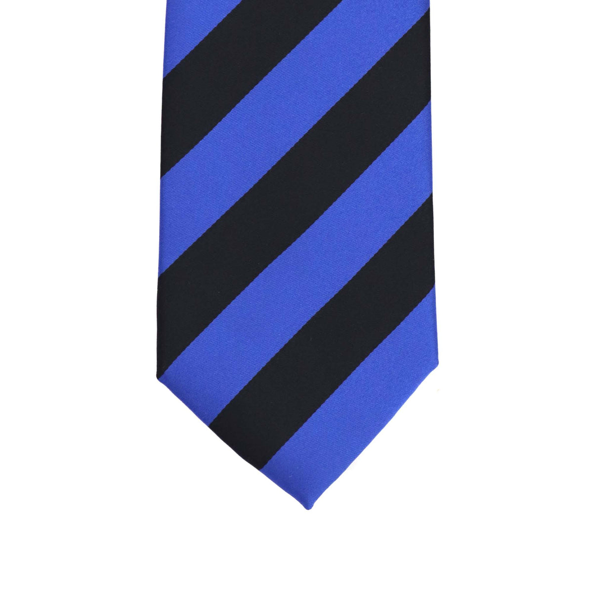 OroTie 8cm Stripes Tie in Dark Blue and Blue