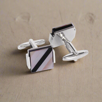 MarZthomson Mosaic MOP Cufflinks