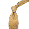 A.Azthom 8cm Golden Parisian Silk Woven Tie