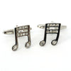 Music knot  Cufflink in Silver Crystal (Online Exclusive)