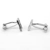 Music knot  Cufflink in Silver Crystal (Online Exclusive)