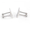 Purple square cufflinks Marzthomson