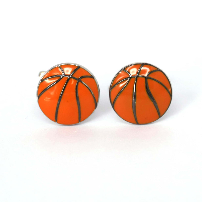 MarZthomson Basketball orange with Silver line Cufflinks (Online Exclusive)