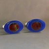 Oval Shape fiber optic Cufflinks (Online Exclusive)