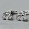 Main Brain Cufflinks in Silver (Online Exclusive)