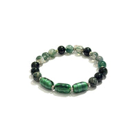 Orobianco Green Stone Beaded Bracelet