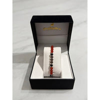 Orobianco Red Carnelian & Smoky Quartz Bracelet