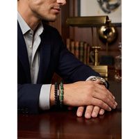 Orobianco Green Stone Beaded Bracelet