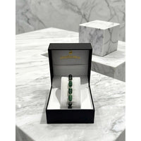 Orobianco Green Stone Beaded Bracelet