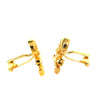 Skull and Crossbones Skeleton Cufflinks in Gold