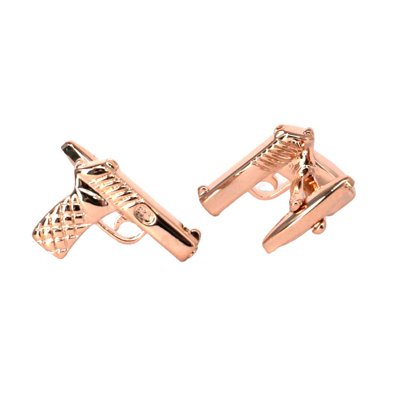 Pistol Gun Gold Cufflinks (Online Exclusive)